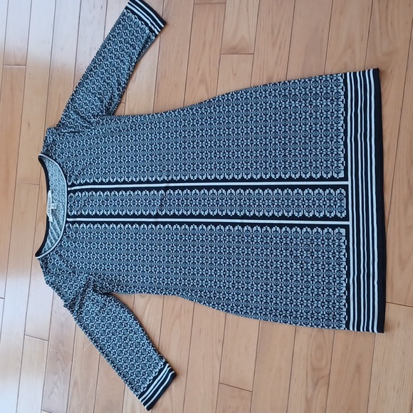 Max Studio dress Retro Geometric print size M - Picture 1 of 3